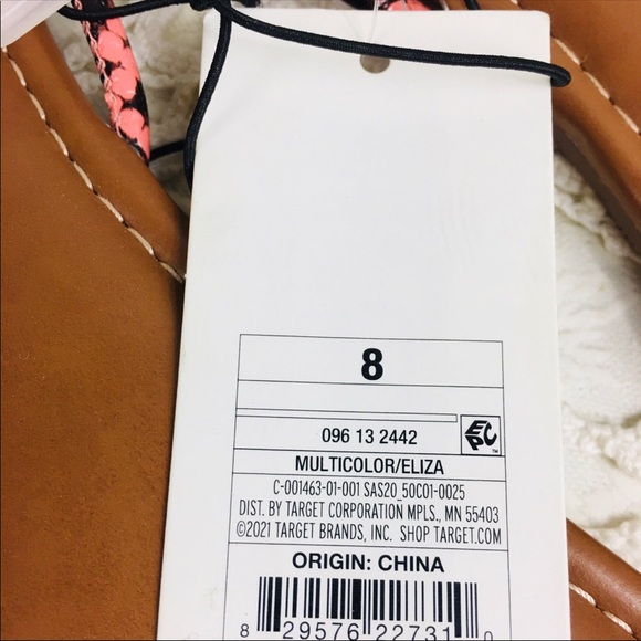 Shade & Shore Size 8 Eliza Sandals Knotted Strappy Sandals Shoes Flat Slip On - Picture 5 of 5